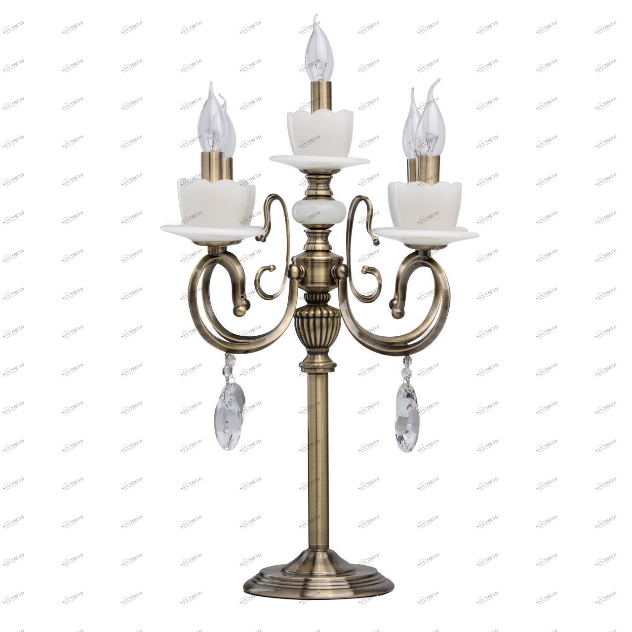 Настольная лампа MW-Light Свеча 32 683030605 MW-LIGHT СВЕЧА 195171 Белый;бронза 