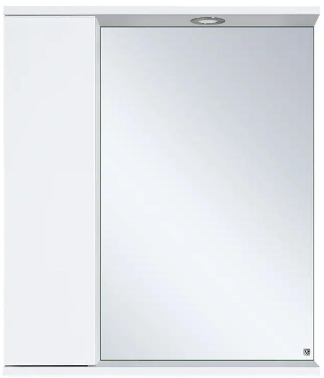91426550 Зеркальный шкаф для ванной Misty Лира П-Лир04050-013Л 50x72см белый STLM-0990326