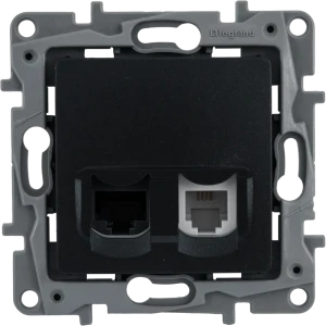 Legrand - Двойная розетка RJ11+RJ45 для телефона и компьютера 82496846