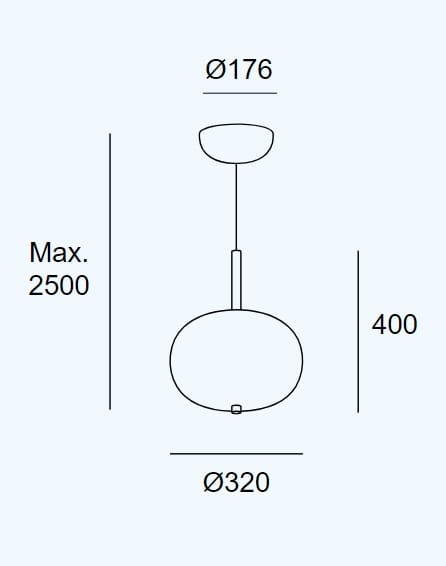 Опаловое стекло светодиодный подвесной светильник LedsC4 Ilargi ARCH-00122309 - Вид №15