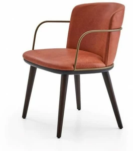 PARLA DESIGN Кожаное кресло с подлокотниками Arven U010014