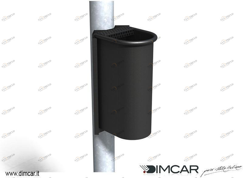 DIMCAR Стальная пепельница для общественных мест Elite 237