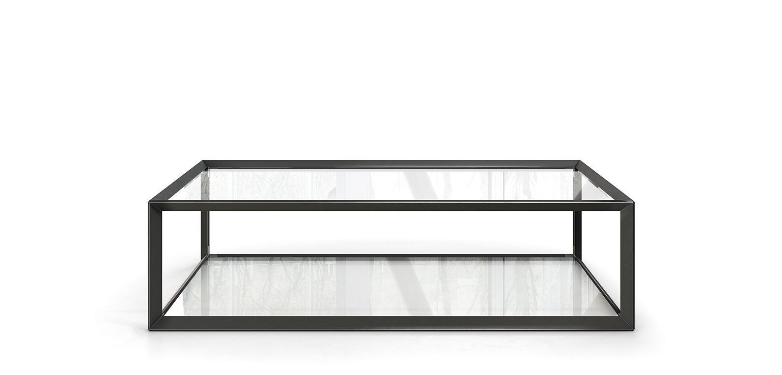 Низкий стол из стали и стекла ROCHE BOBOIS METALLICA ARCH-00073133 - Вид №7