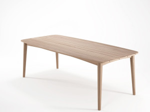 Прямоугольный обеденный стол из тикового дерева