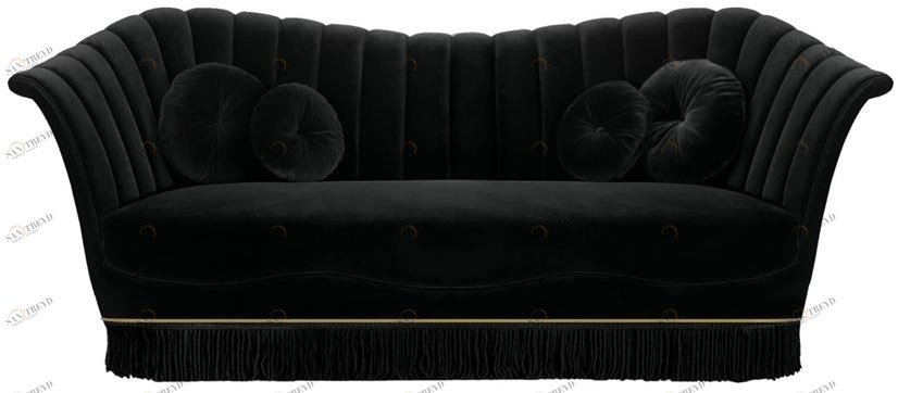 KOKET 3-х местный бархатный диван Caprichosa sun-id-1453038