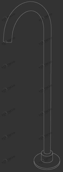 Ceadesign Напольный излив из нержавеющей стали для ванны Free ideas Fre 198