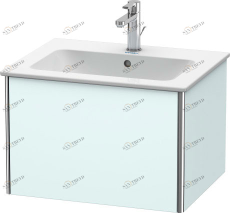XS407100909 Тумбочка подвесная XSquare #XS4071 610 x 478 мм Светло-голубой матовый декор Duravit