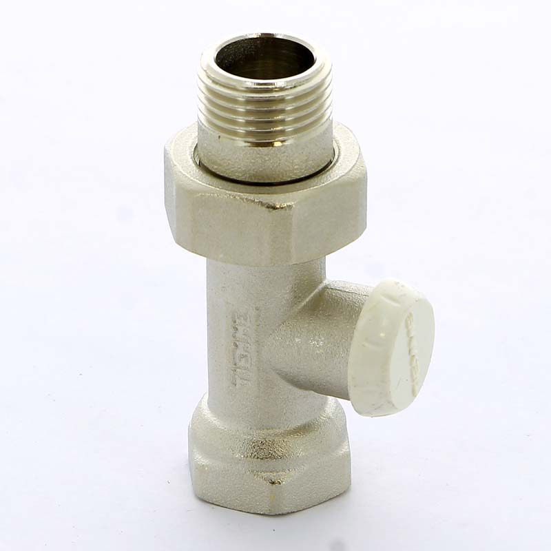 Вентиль НВ для радиаторов обратный EXCEL с разъемным соединением TIEMME 1/2" 3230003 - Вид №3