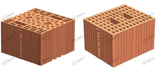 Poroton Облегченный звукоизоляционный кирпич sun-id-1480505