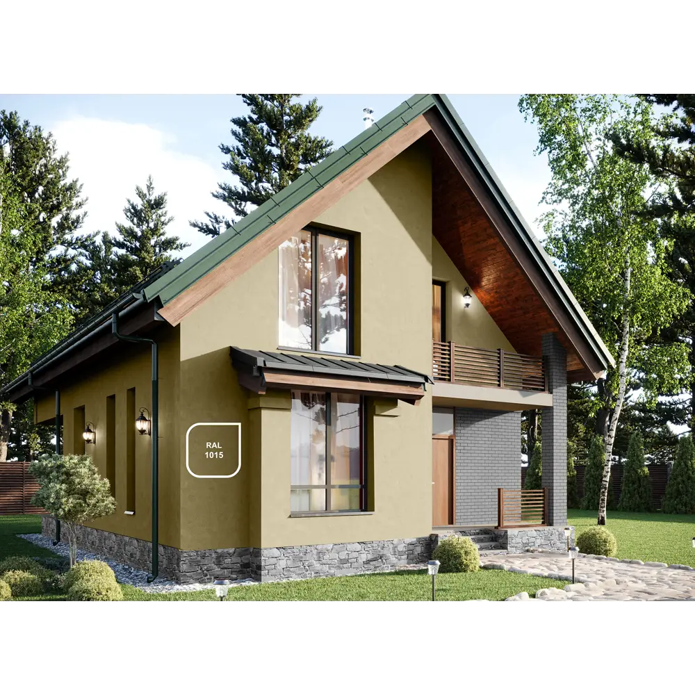 Краска фасадная Jobi Fassadpremium матовая цвет белый база A 0.9 л STLM-2186022 - Вид №2