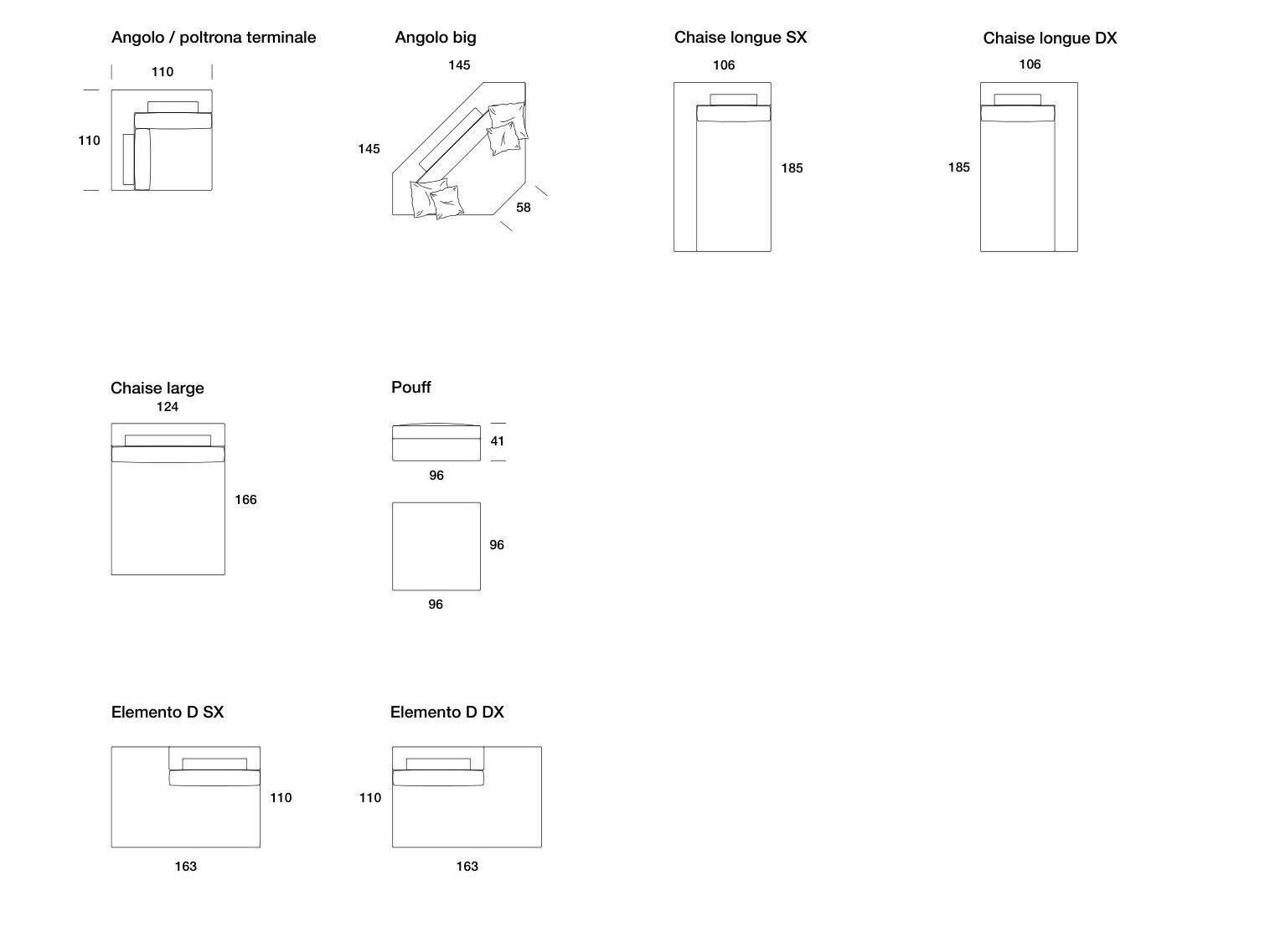 Модульный диван Former In Italia HERALD EVO ARCH-00111514 - Вид №8