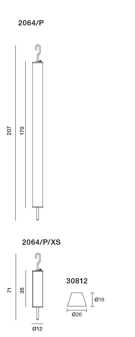 Открытый подвесной светильник из метакрилата Martinelli Luce Pistillo ARCH-00087308 - Вид №9