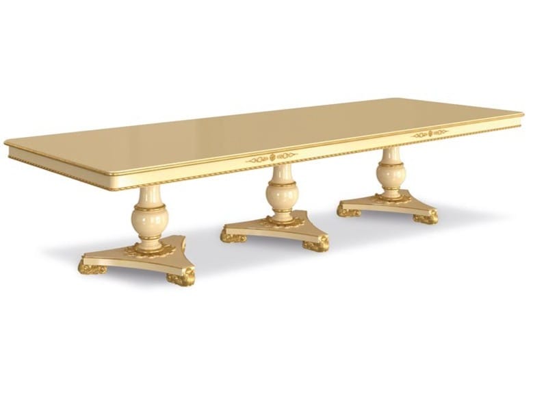 Прямоугольный стол для гостиной из массива дерева GUERRA VANNI CLASSICO 1264L ARCH-00108676