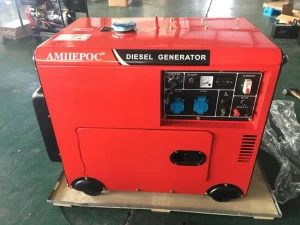 Генератор дизельный Амперос LDG11000E в кожухе