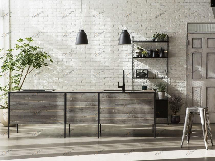 sanwacompany Кухня с островом без ручек Pattina sun-id-1434677