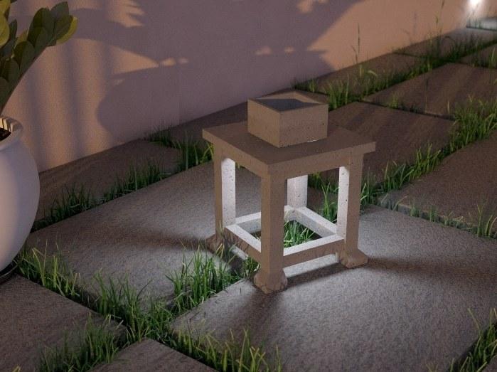 URBI et ORBI Торшер из бетона Lighting 2014 sun-id-1346555 - Вид №1