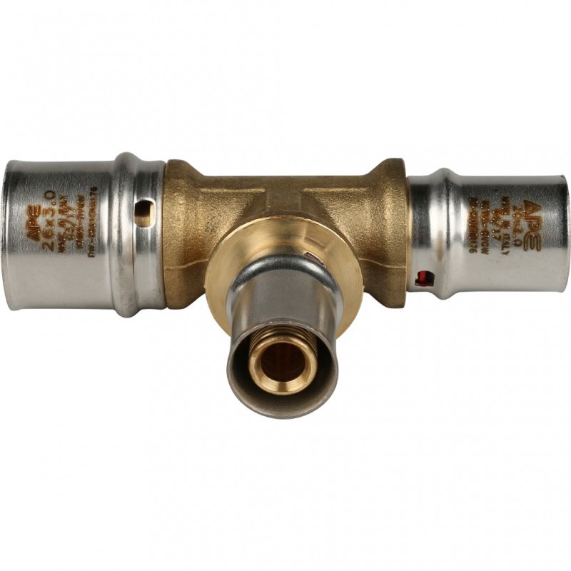 Тройник переходной STOUT 26х16х20 под пресс SFP0005261620 - Вид №2