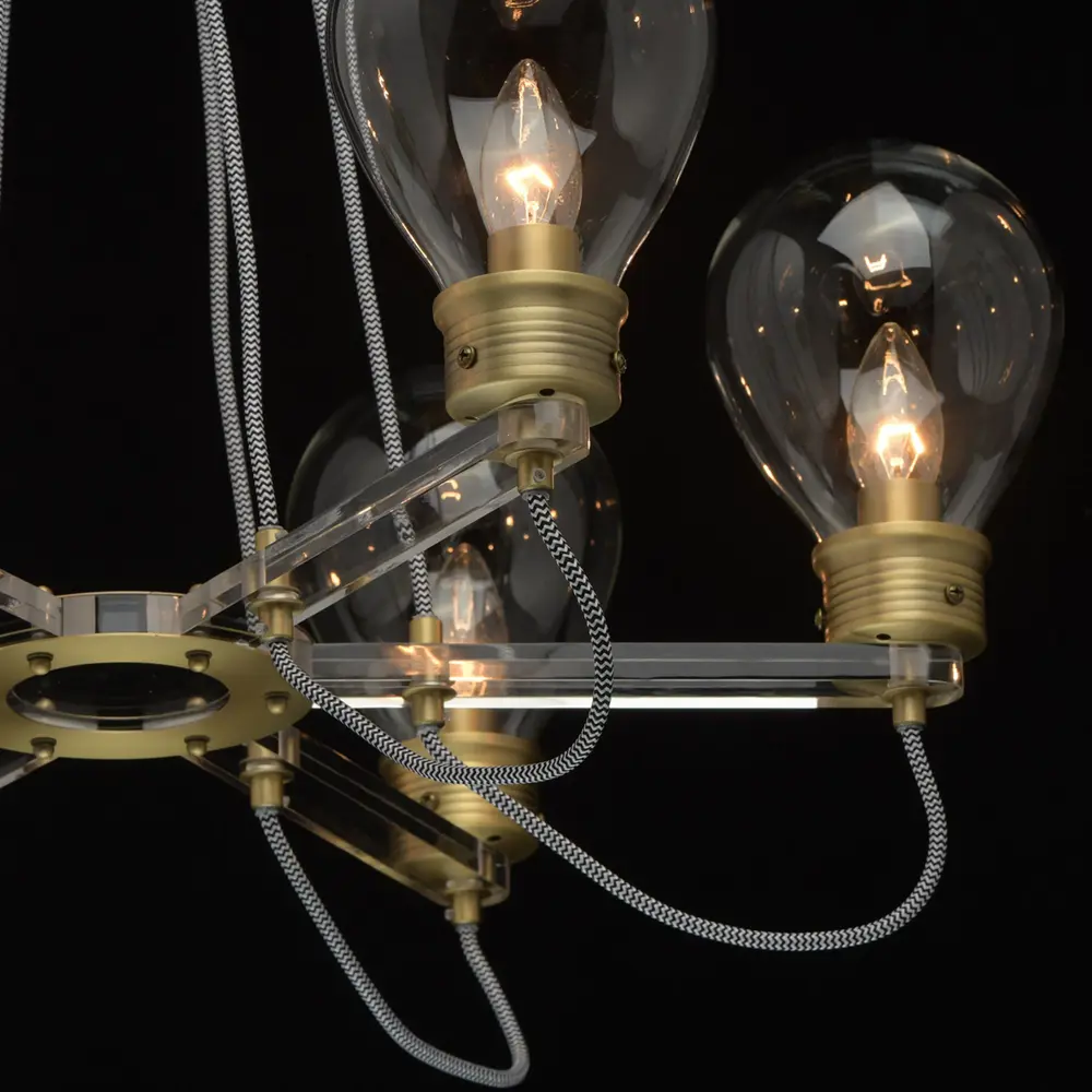 Люстра «Атмосфера» 6хE14х5 Вт MW-Light STLM-2208246 - Вид №3