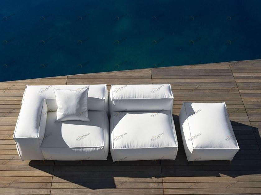 GART 2-х местный модульный садовый диван из ткани Mediterraneo sun-id-1435450