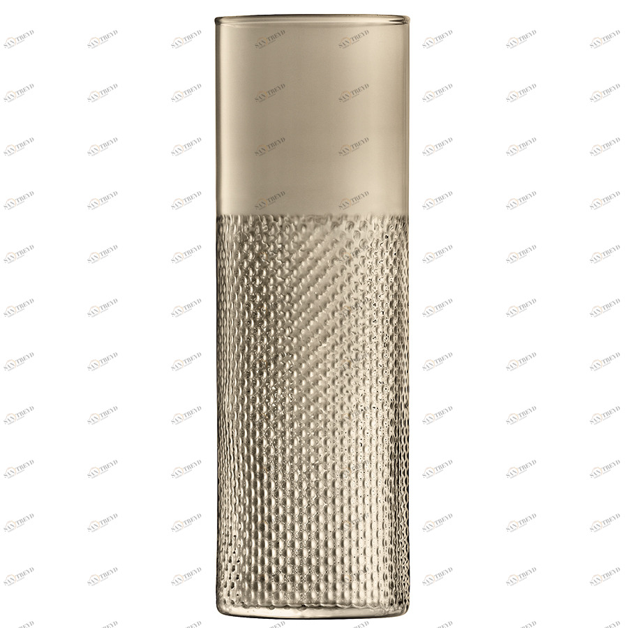 Ваза стеклянная коричневая 40 см Wicker LSA INTERNATIONAL ДИЗАЙНЕРСКИЕ 00-3894926 Коричневый 