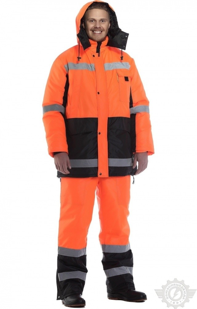 65950 Костюм "Магистраль" зимний с СВП  Зимняя спецодежда  размер 52-54/182-188  - Вид №13