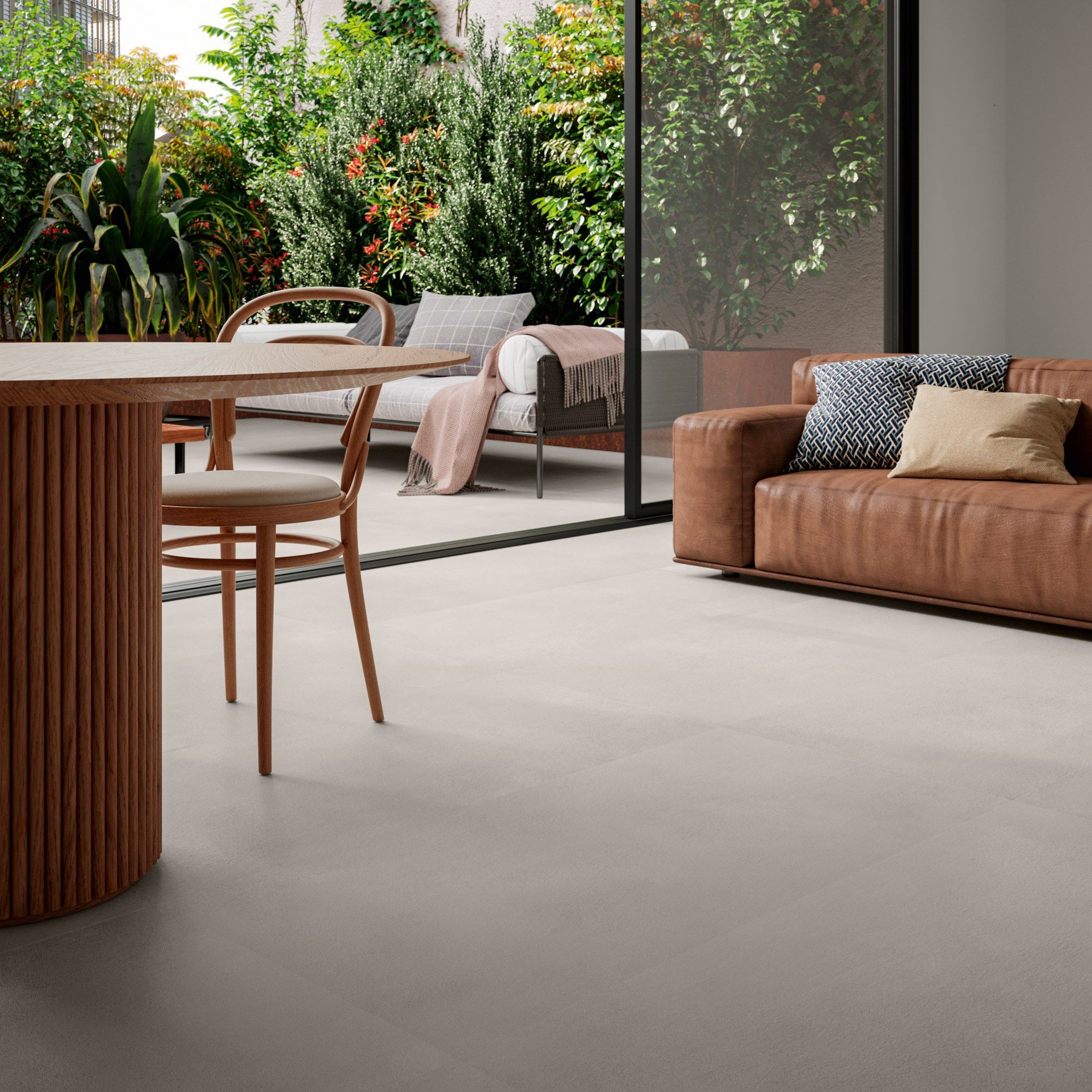 Indoor/outdoor antibacterial wall/floor tiles with concrete effect CERAMICA SANT'AGOSTINO Sable ARCH-00123301 - Вид №1