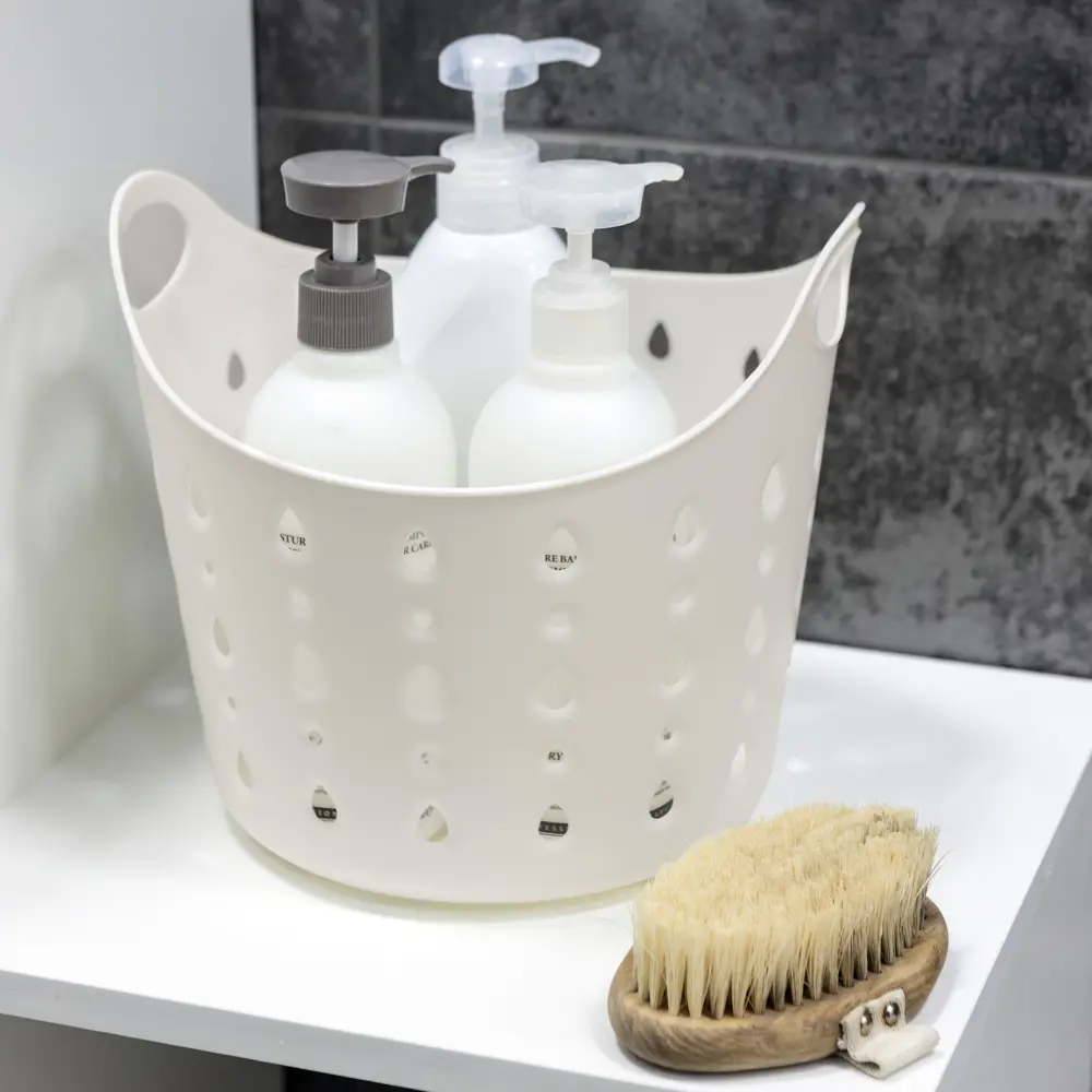 Корзина для белья Berossi CubaLibra ИК 74521000 5 л цвет платина STLM-2098650 - Вид №6