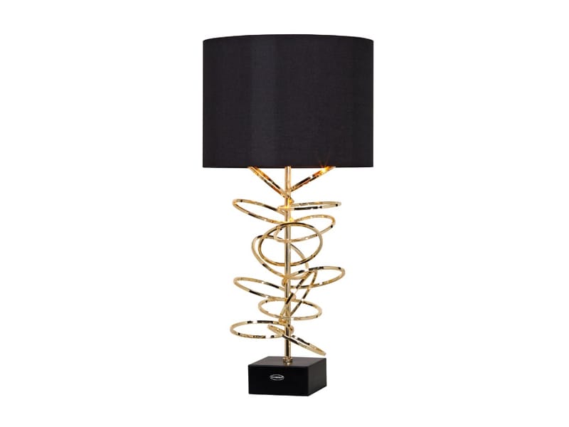 Настольная лампа из ткани и Мраморного основания K-Lighting Áureas ARCH-00021372