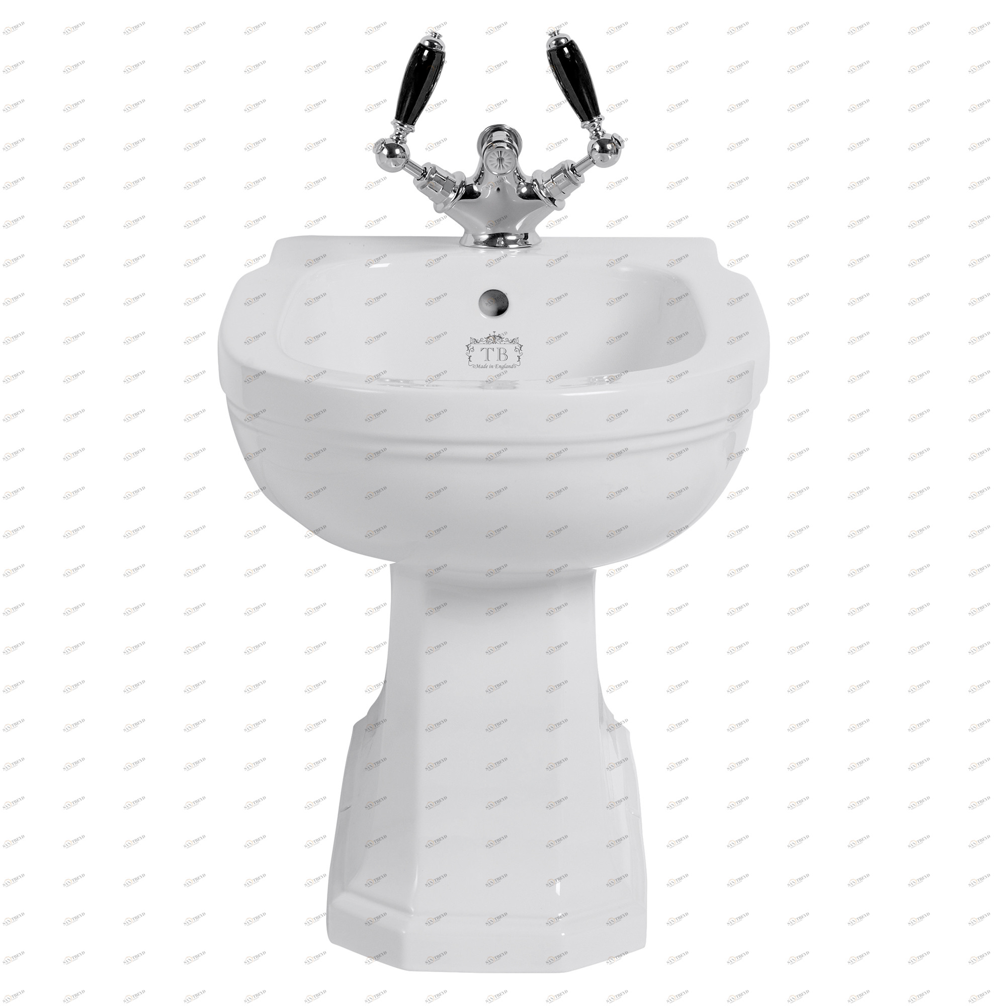 TB-AD-11 Биде напольное Art Deco Traditional Bathrooms