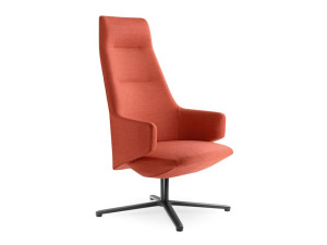 Вращающееся кресло с высокой спинкой