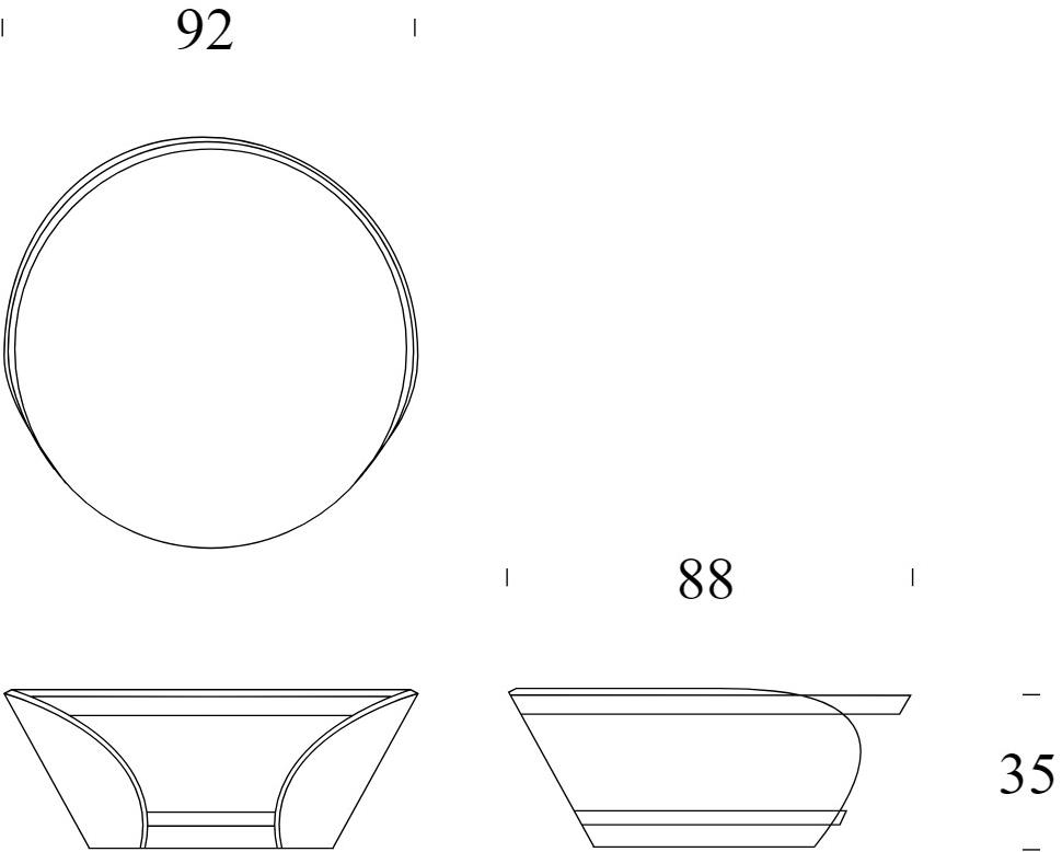 Tonin Casa Круглый журнальный столик из дерева и стекла  T6208  - Вид №3