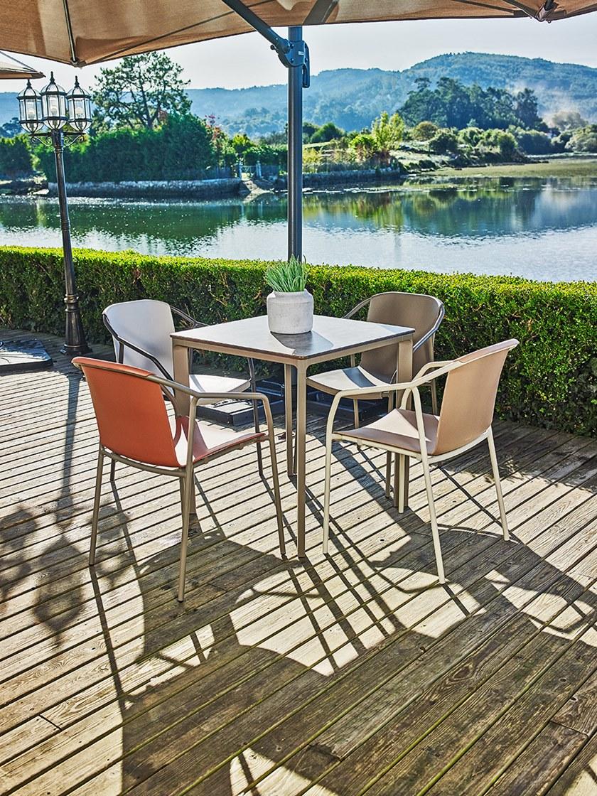 Ezpeleta Штабелируемый садовый стул из полипропилена с подлокотниками  Mn-rod01  - Вид №6