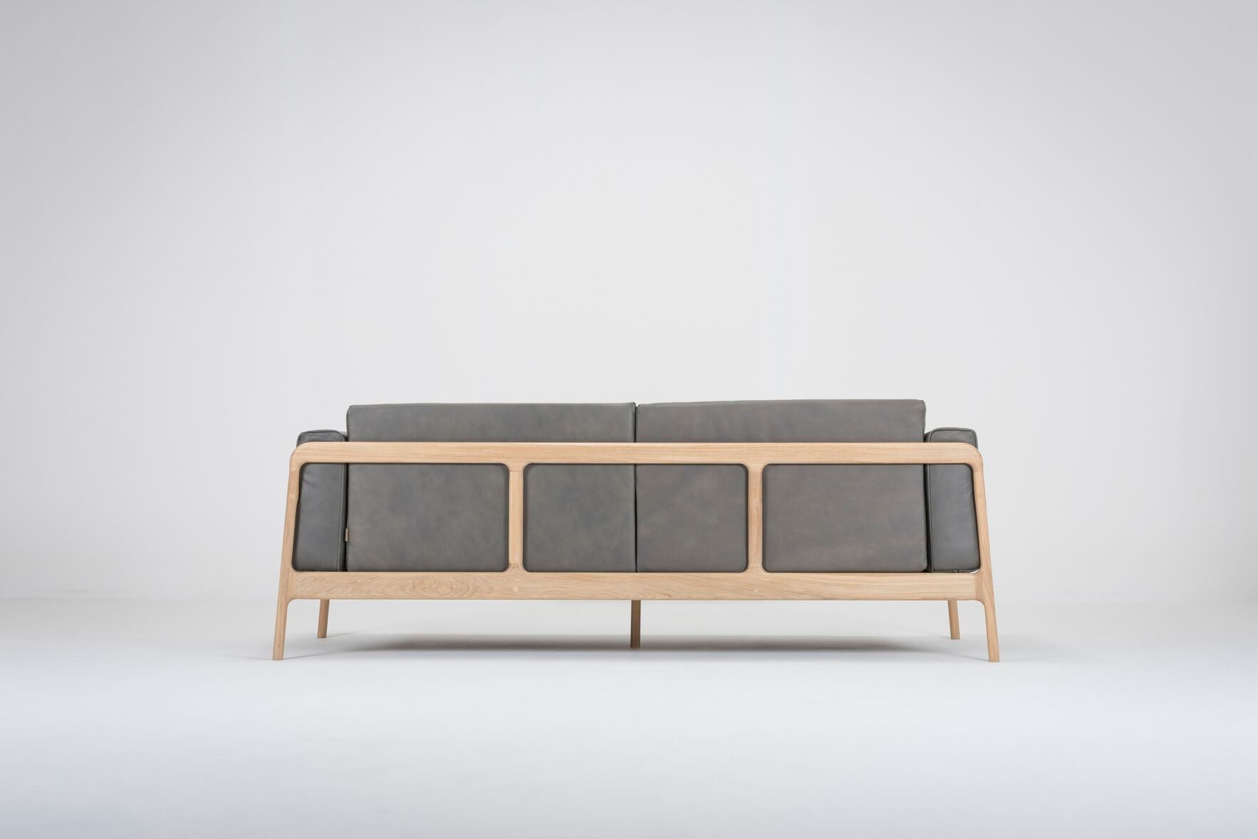 3-местный кожаный диван Gazzda Fawn ARCH-00074385 - Вид №9