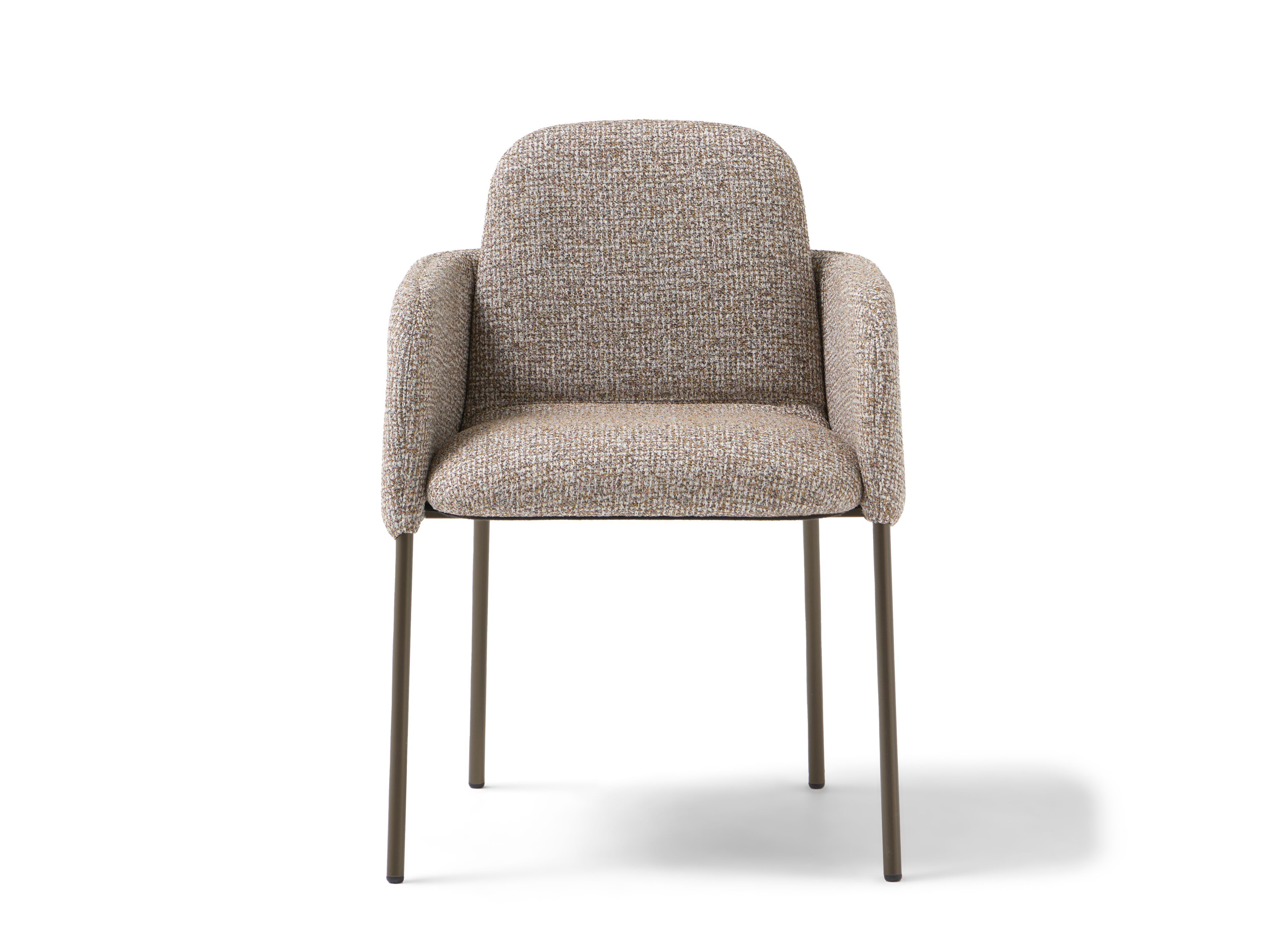 Тканевый стул с подлокотниками MOBLIBERICA Nai ARCH-00031375 - Вид №1