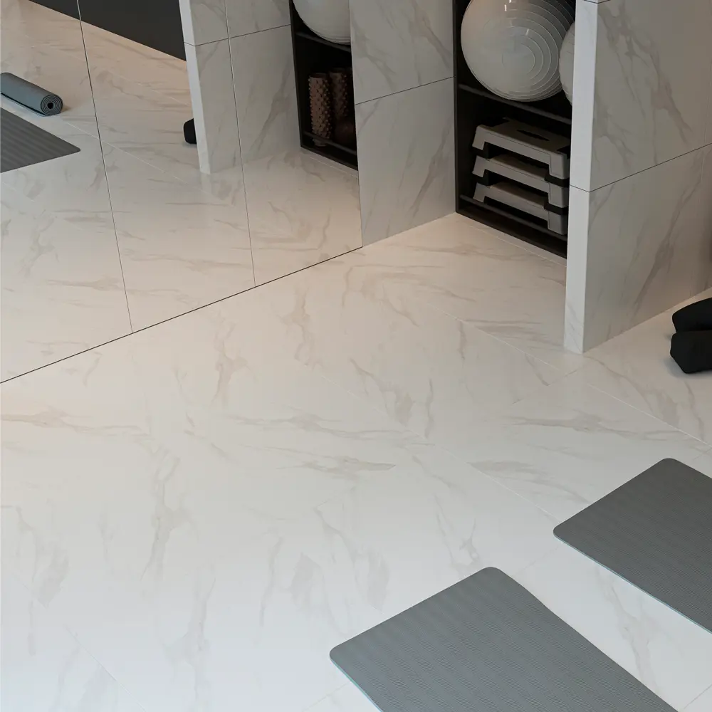 Глазурованный керамогранит Abgres Torino 80x80 см 1.92 м² лаппатированный цвет белый 89461870 STLM-2206286 Santreyd - Вид №3