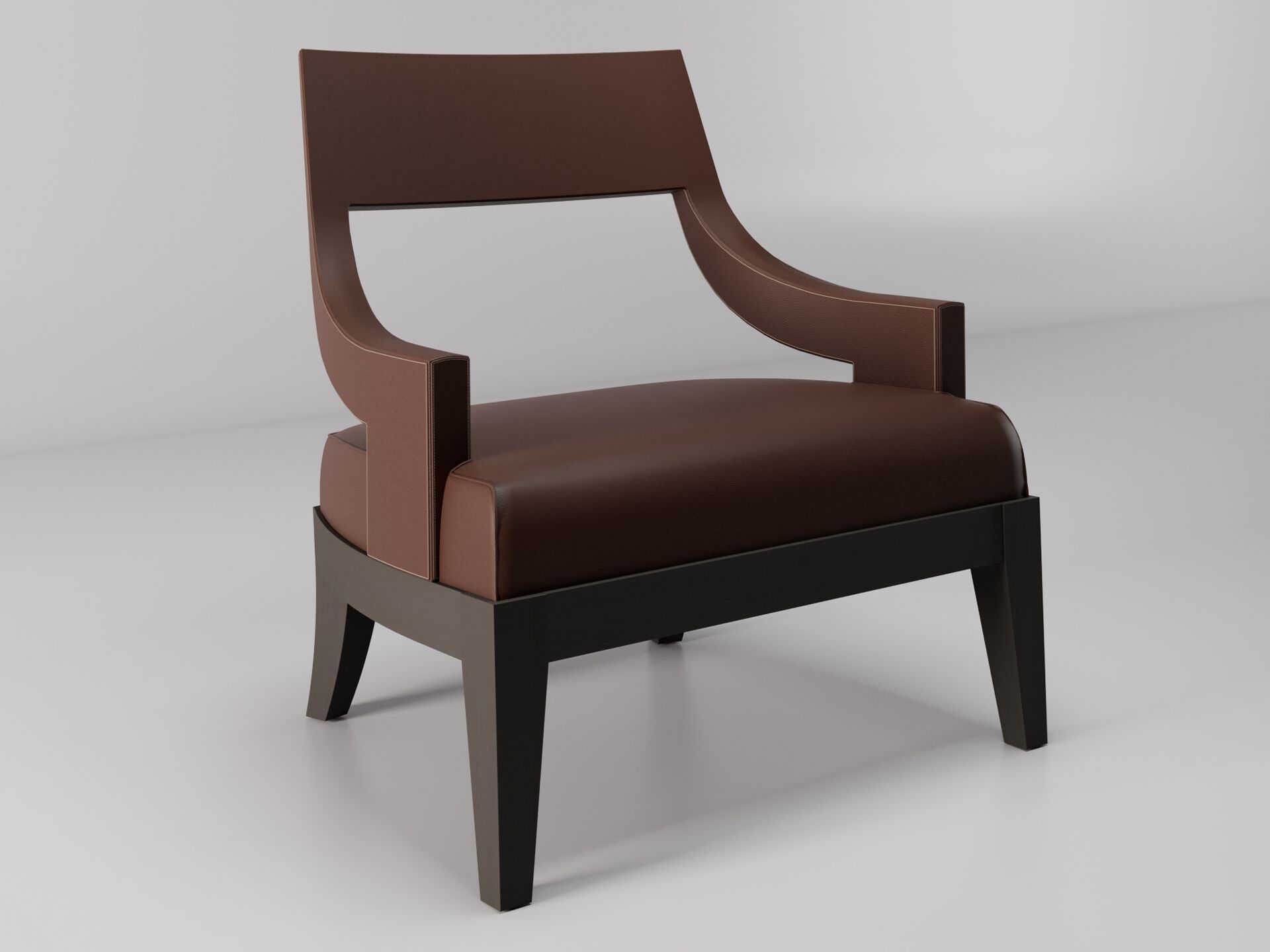 Деревянное кресло с подлокотниками Lorenzo Tondelli FENN ARCH-00105504