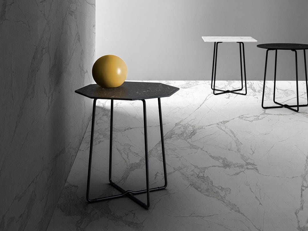 Восьмиугольный журнальный столик из керамики и металла CASA +39 TOLOMEO от CASA +39 ARCH-00149902 - Вид №3