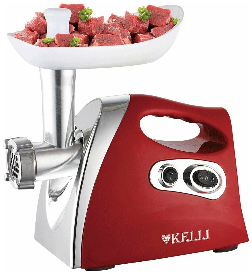 5359641 Мясорубка электрическая KELLI KL-5004 красный STDN-0117300