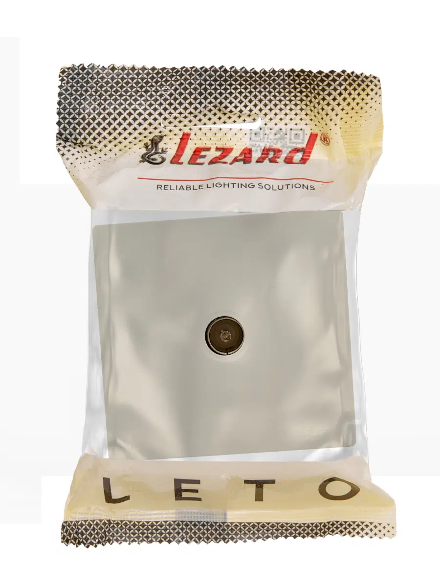 LETO Розетка ТВ оконечная крем LEZARD 752-0300-130 - Вид №1