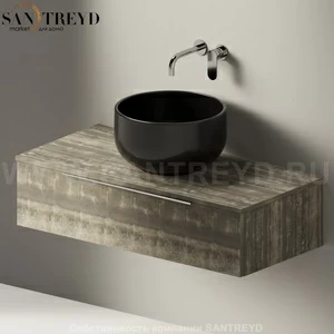 Flaminia BOX Настенная тумба для раковины 105 см с 1 ящиком BX969.WR
