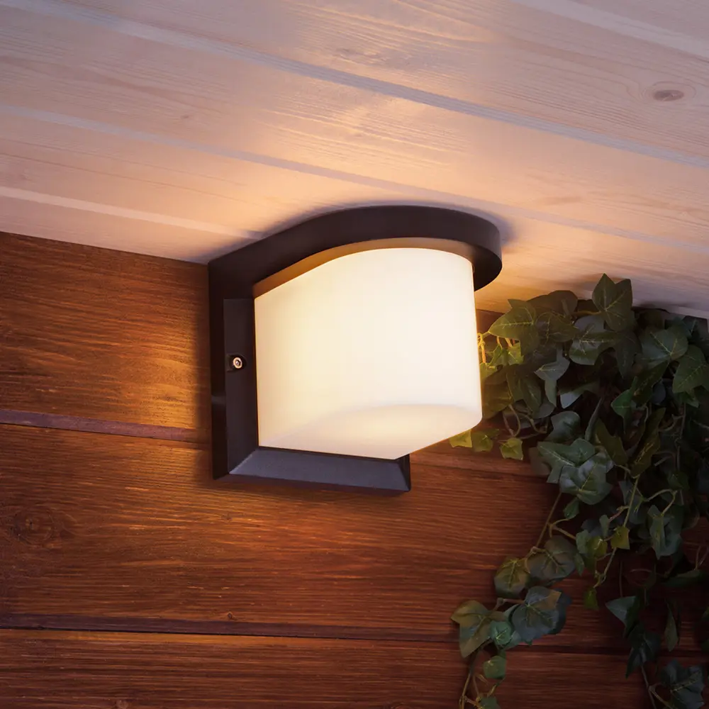 Бра уличное Elektrostandard «Techno» 1544, 1хE27, IP54, цвет чёрный 82025338 STLM-2122942  - Вид №4