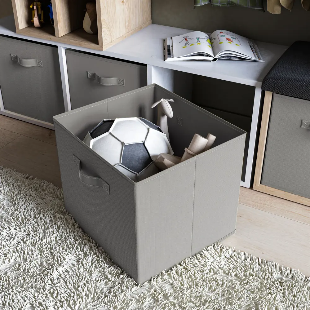 Spaceo Granit — складной короб для систем хранения 31×31×31 см 81990626 Kub STLM-0016754