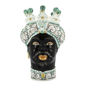 200858-70 ABHIKA ВАЗА МУЖСКАЯ МОРО КОРОНА GREEN