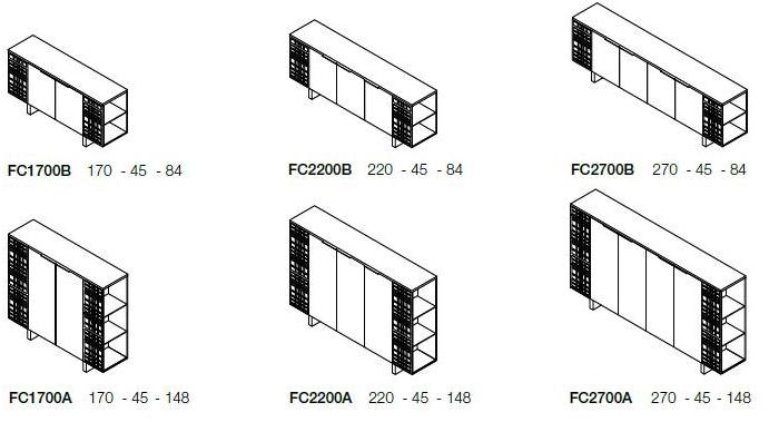 Ultom Высокий офисный шкаф с распашными дверцами Modi sun-id-1487665 - Вид №2