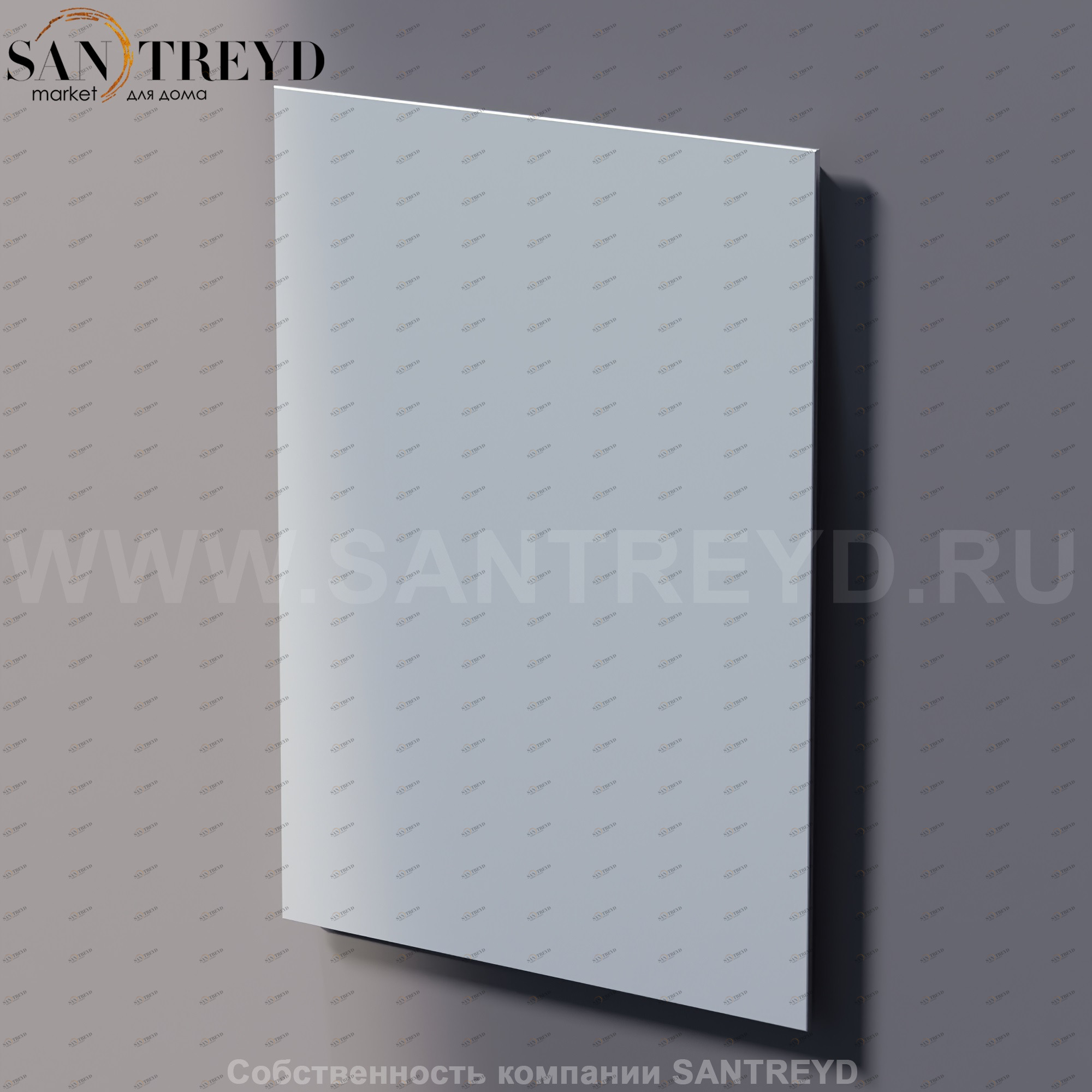 Agape NUDO Прямоугольное вертикальное зеркало: длина 60 см, высота 80 см ASPE8060V