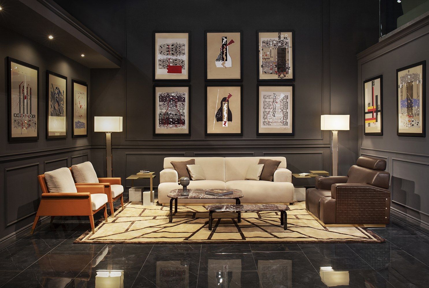 Металлический торшер Formitalia Бурбон ARCH-00077038 - Вид №3