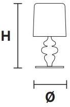Masiero Настольная лампа из алюминия с порошковым покрытием Eva sun-id-1502948 - Вид №2
