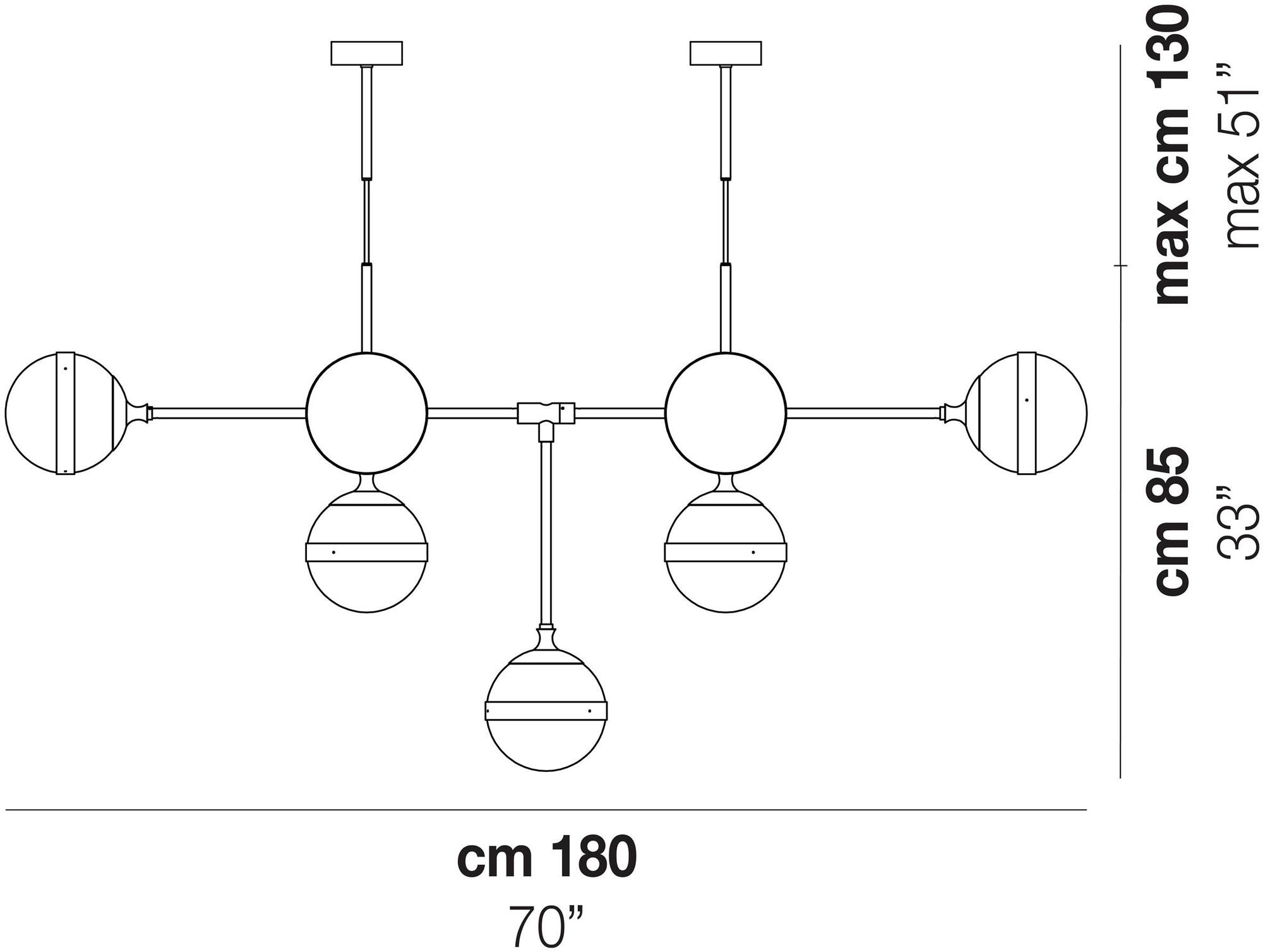 Vetreria Vistosi Подвесной светильник из дутого стекла и металла Peggy sun-id-1409164 - Вид №3