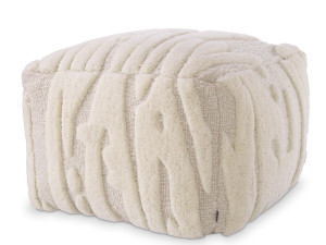 Квадратный пуф из ткани