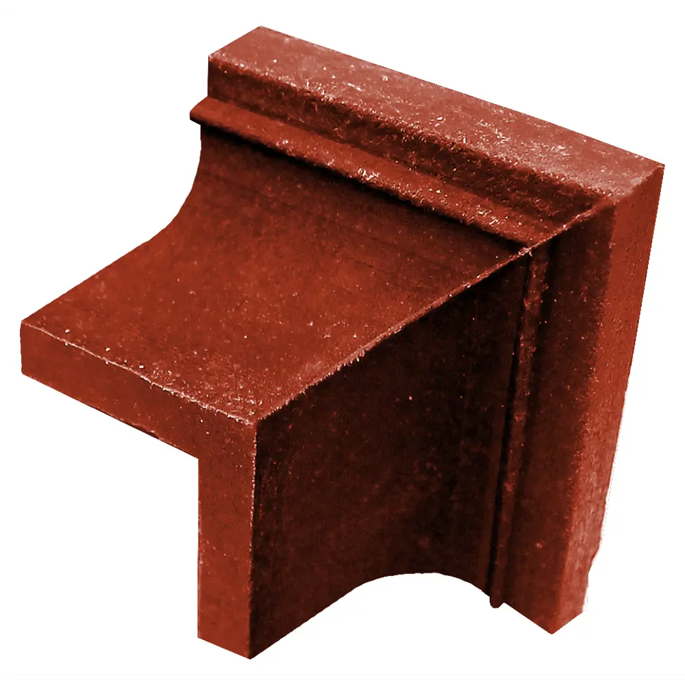 Колпак на заборный столб ППК 390x390x43 мм 1.5 кирпича цвет терракота Santreyd STLM-2013241 - Вид №4